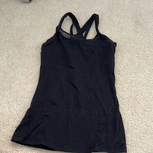 Lululemon Black Workout Tank Size 4
